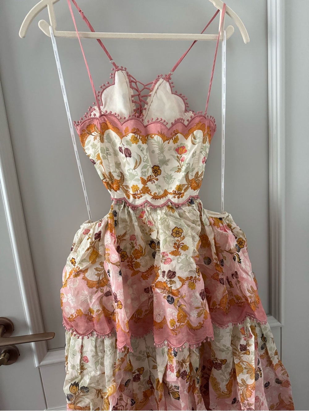 Zimmermann Laurel Frill Maxi Dress AU 2. - Picture 6 of 9